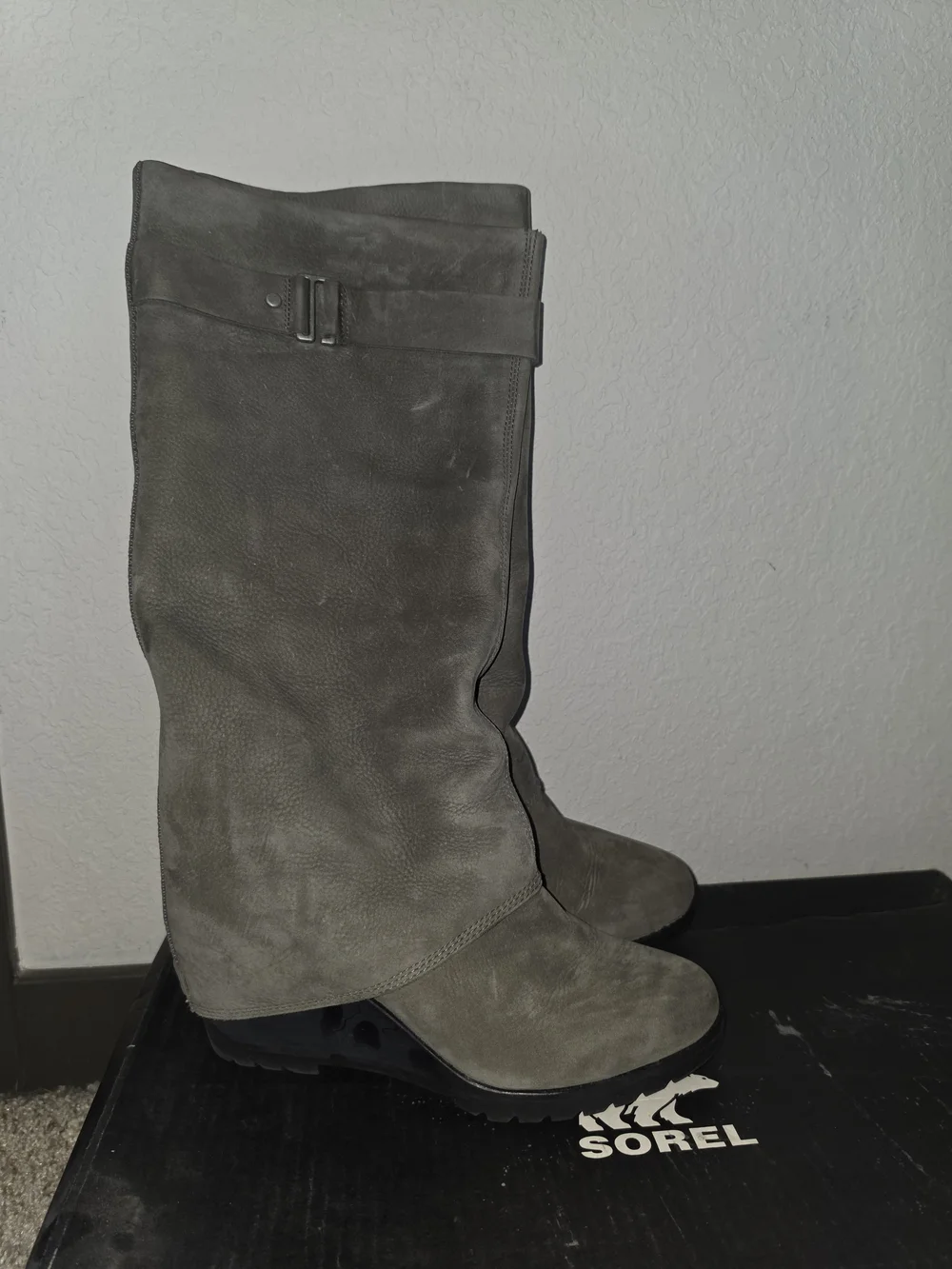 Sorel After Hours Tall Boot in Quarry